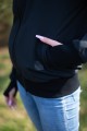 Czarna kurtka bomberka damska OKEE