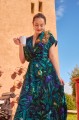 wiskozowa sukienka kimono midi