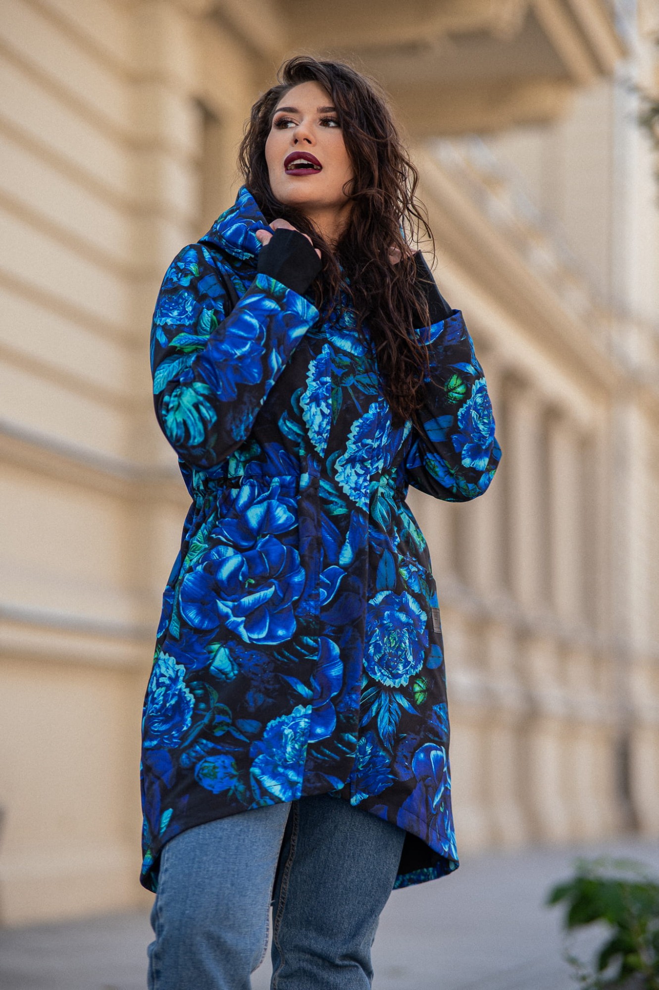 Jesienna kurtka wielosezonowa - Blue Rapsody