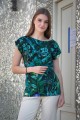 Bawełniany T-shirt, Bluzka w kwiaty - OKEE (2).jpg