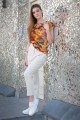 Bawełniany T-shirt, Bluzka w kwiaty - OKEE (17).jpg