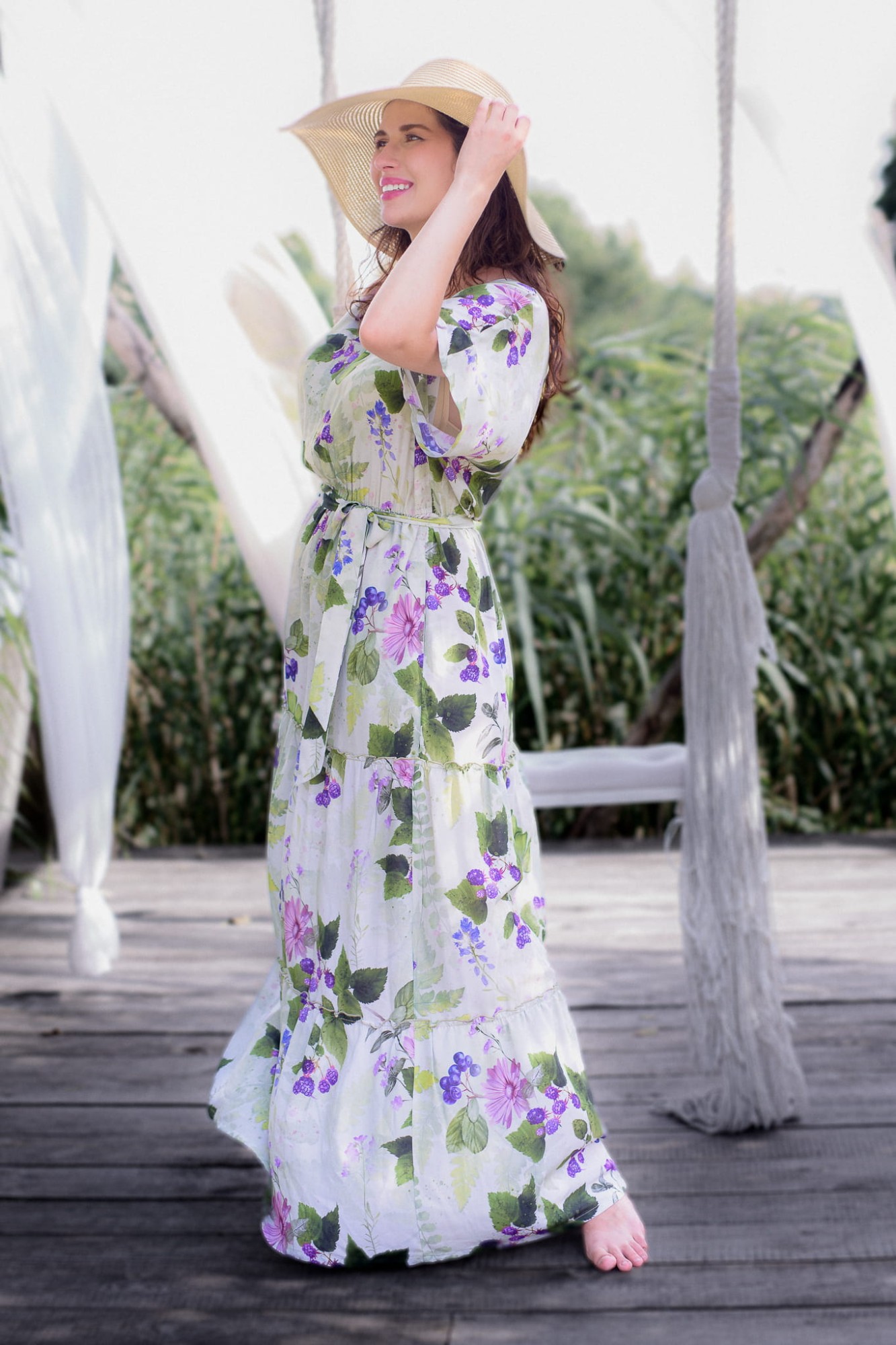 Sukienka Boho MAXI -  Yummy Forest