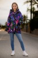 Wiosenna kurtka softshell, parka w kwiaty - OKEE - kurtka przejściowa (22).jpg