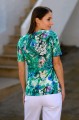 Bluzka simple z krókim rękawem - OKEE - t-shirt w kwiaty (37).jpg