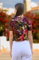 Bluzka simple z krókim rękawem - OKEE - t-shirt w kwiaty (67).jpg