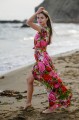 Sukienka MAXI z dekoltem kopertowym - OKEE - kimono w kwiaty (7).jpg