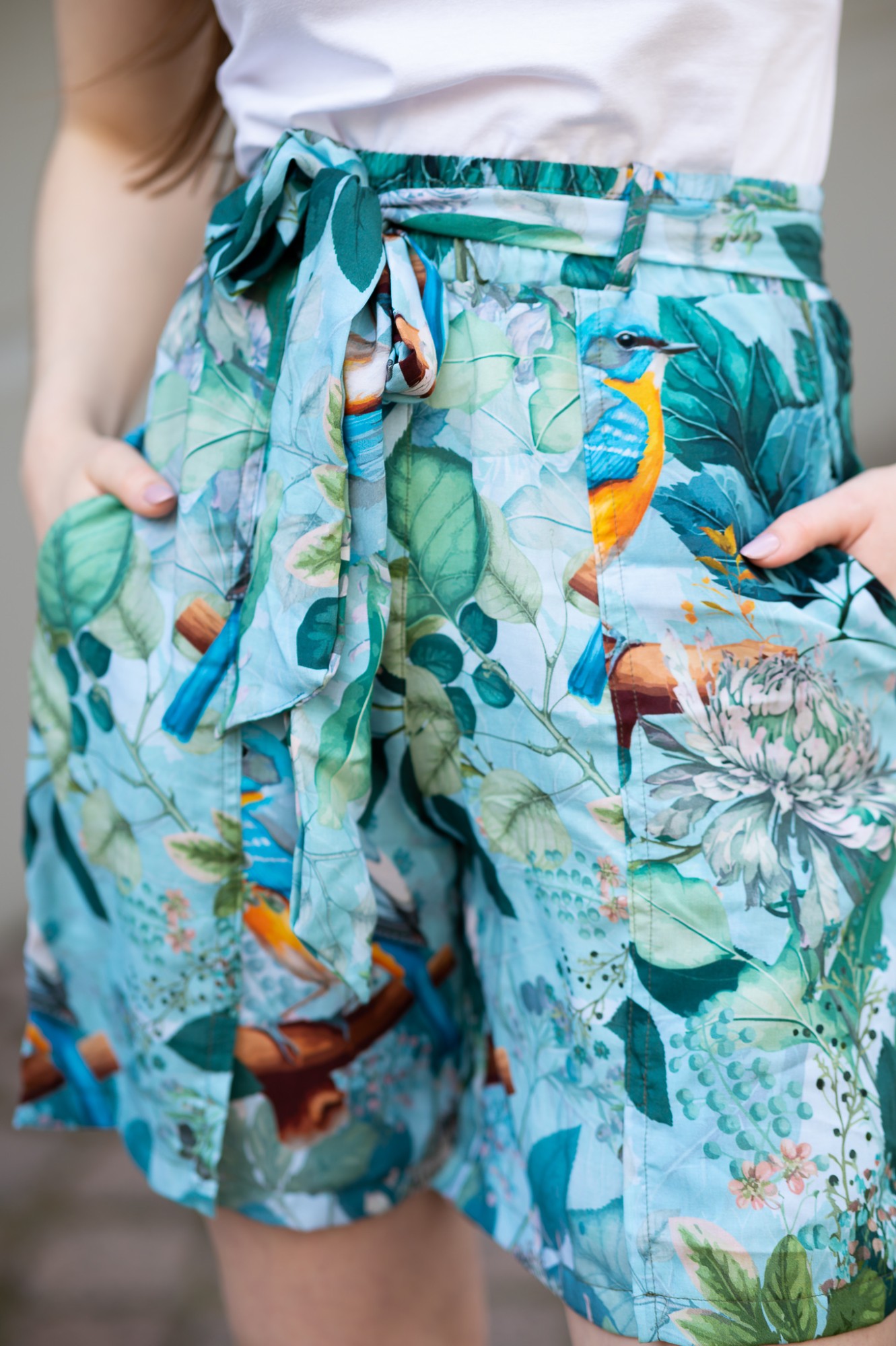 Szorty - Miętowe Sikorki