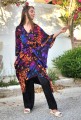 Narzutka wiskozowa na plaże- kimono OKEE