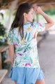 Bawełniana bluzka dekolt V - OKEE - tshirt w kwiaty (9).jpg