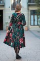 Sukienka MIDI w kwiaty, jesienne sukienki - OKEE - sukienka bawełniana (67).jpg