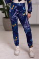 spodnie dresowe damskie - okee - spodnie w kwiaty