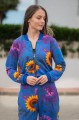 Bawełniana bluza crop - OKEE - bluzy w kwiaty (6).jpg