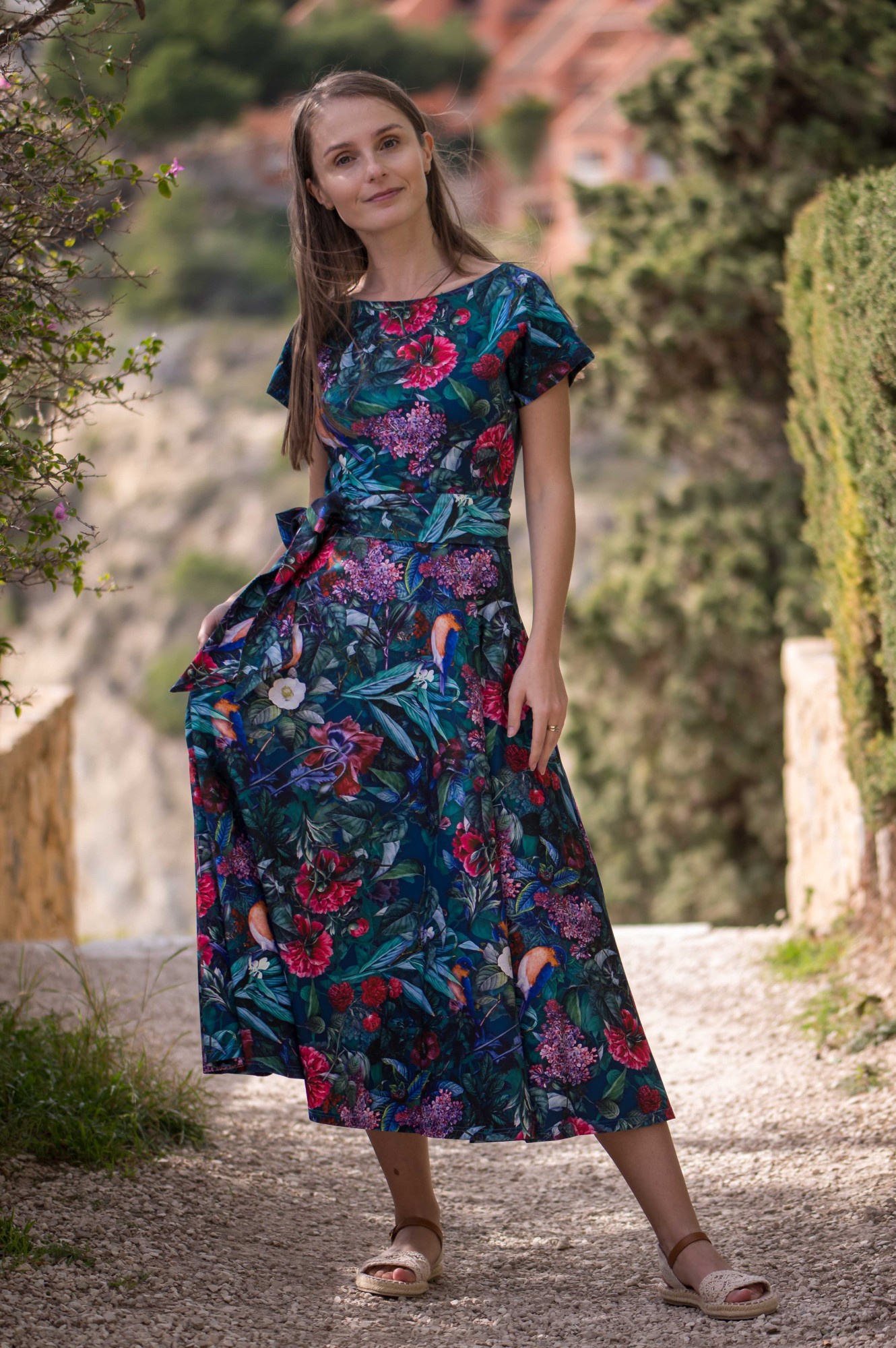 Sukienka łódka - Zaćmienie księżyca