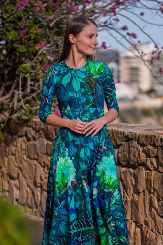 Sukienka Bawełniana SIMPLE - Zorza