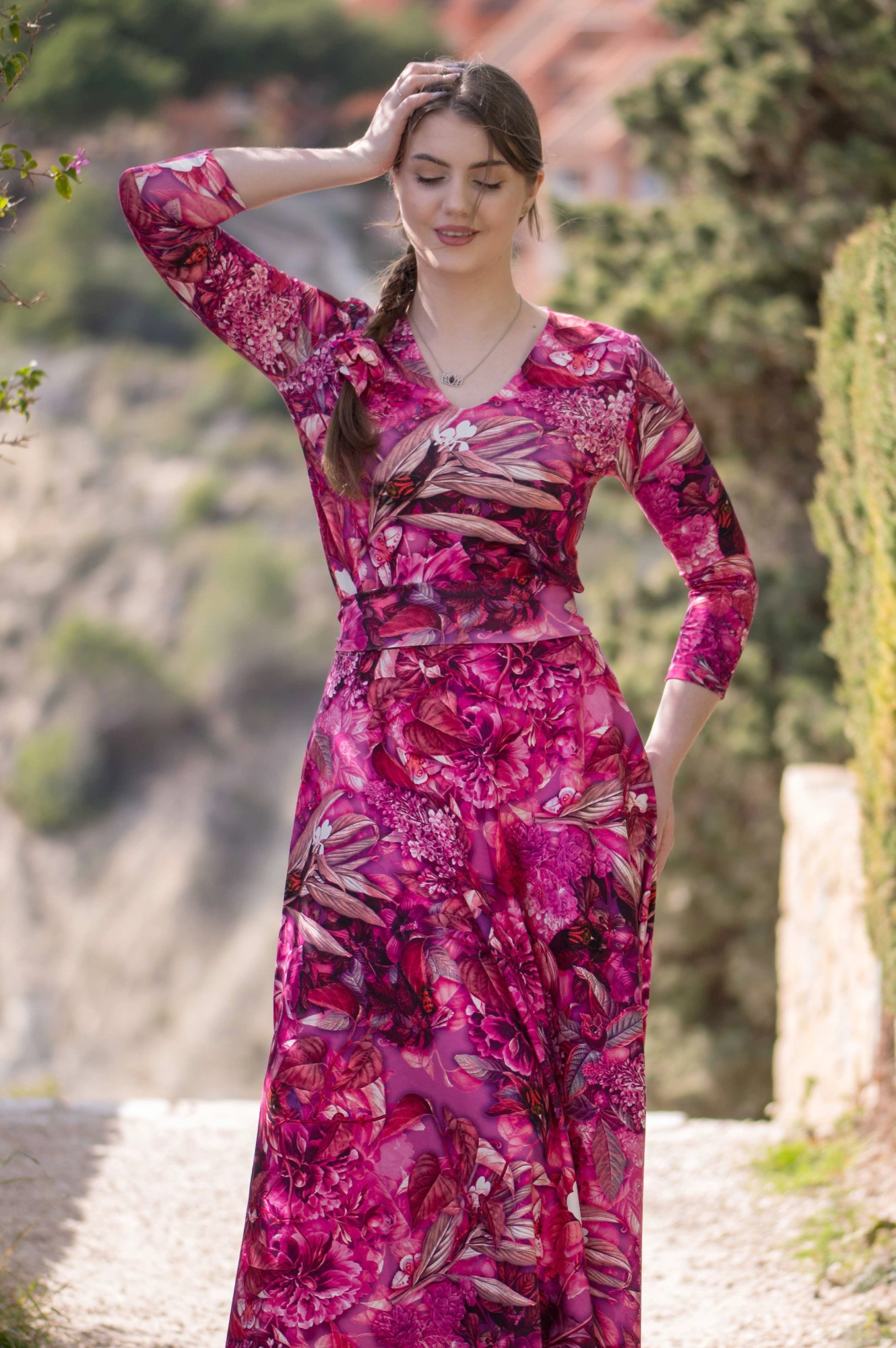 Sukienka Luna - Różowy szał