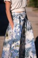 Spódnica MIDI w kwiaty - OKEE bawełniana rozkloszowana spódnica (133).jpg