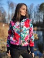 Krótka Kurtka bomberka - Rama de flores