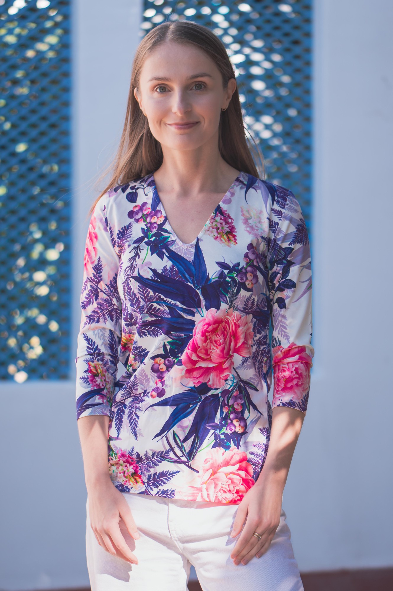 Bluzka LUNA - Kobaltowy blask