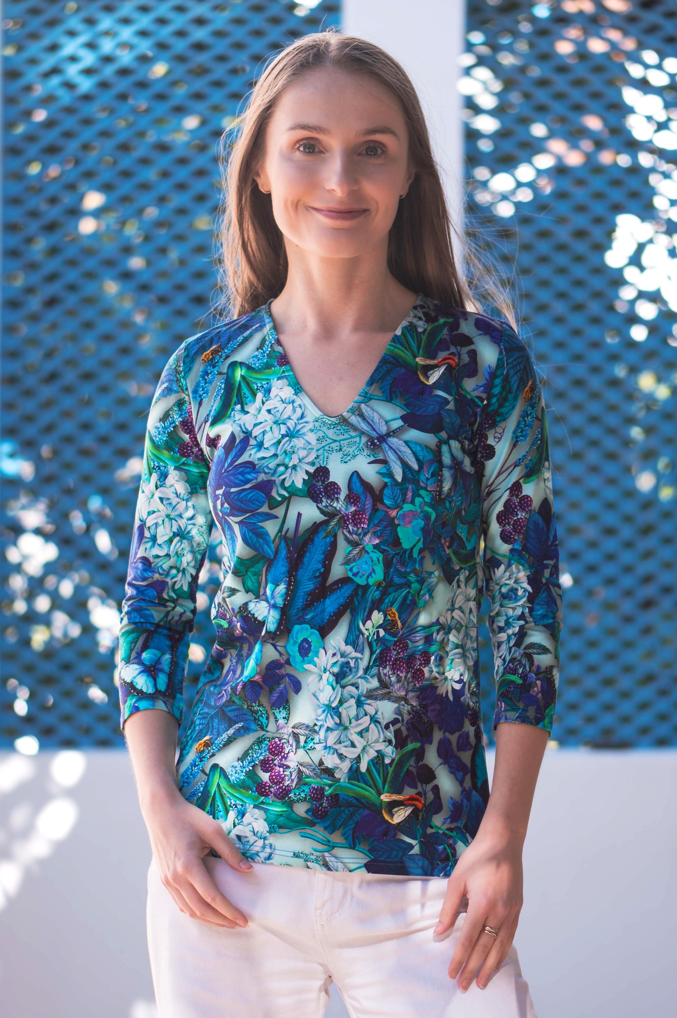 Bluzka LUNA - Rajski ogród