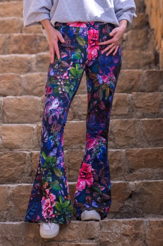 Dzwony w kwiaty - OKEE - bawełniane spodnie (6).jpg