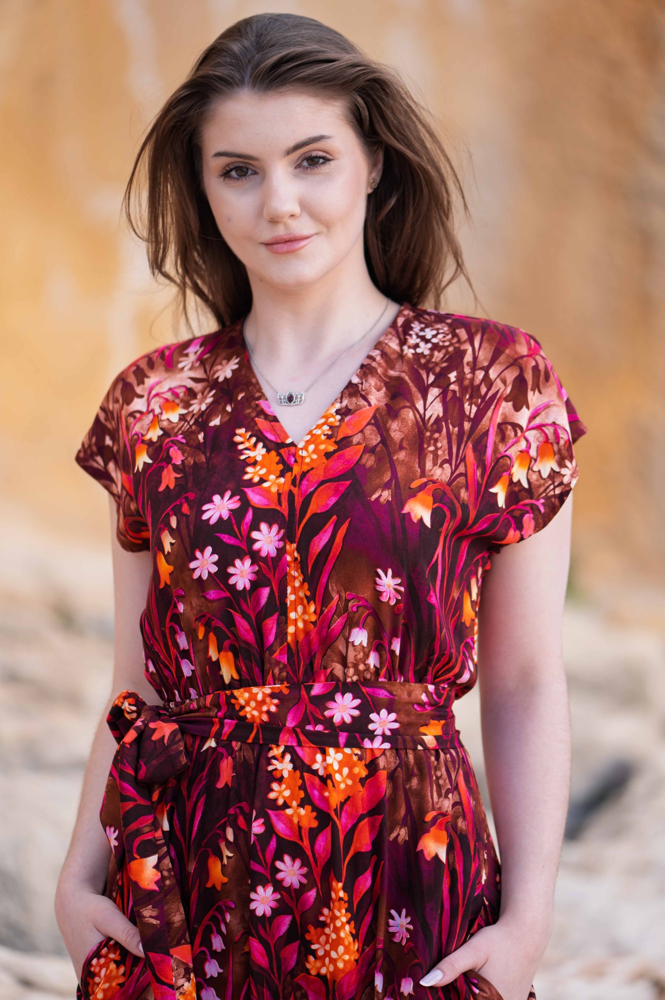 Sukienka AGATA - Burgundy bells