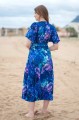 Sukienka wiązana Midi krótki rękaw - Windy Storm