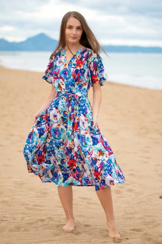 Letnia sukienka z wiskozy - OKEE - sukienka na wesele (2).jpg