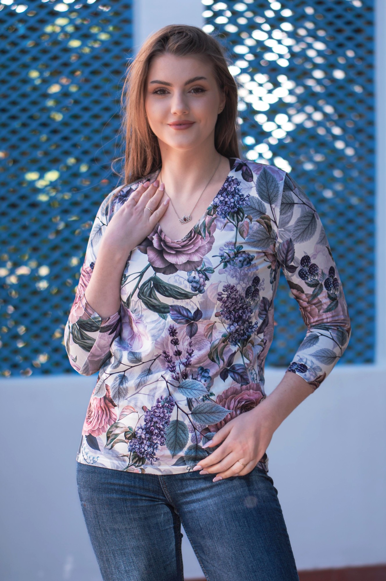 Bluzka LUNA - Rosy dream