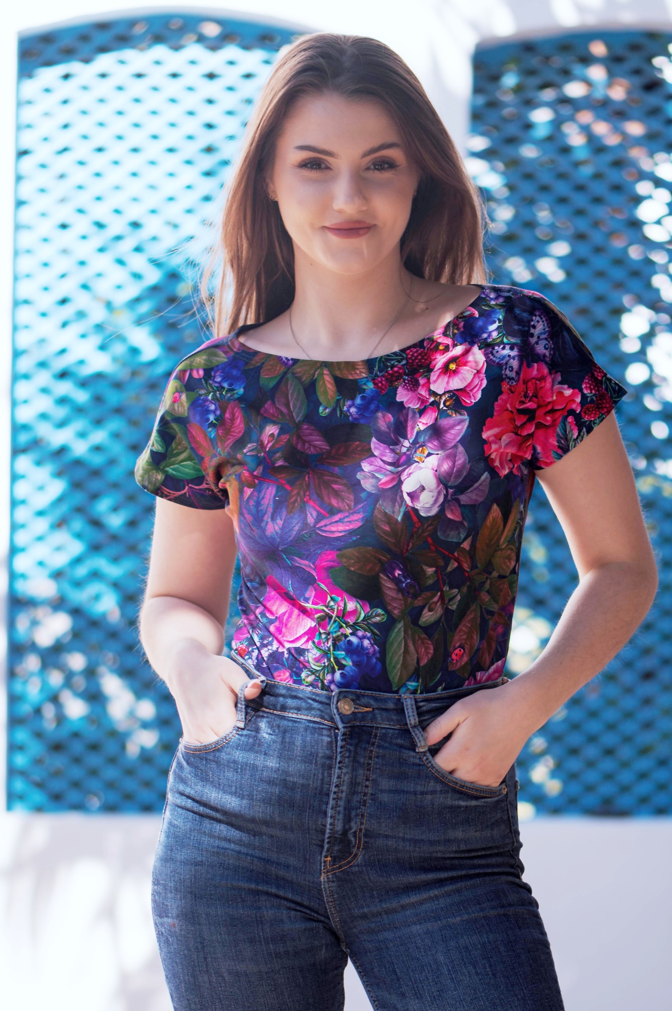 Bluzka bawełniana ŁÓDKA - Napar z bzu