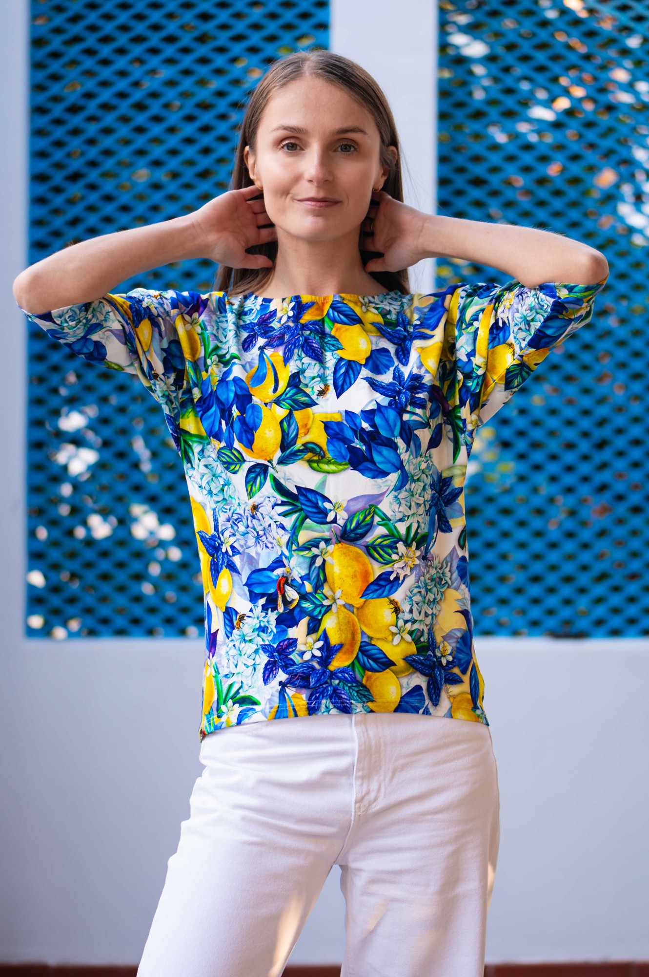 Bluzka bawełniana Sensual - Lemon Ice