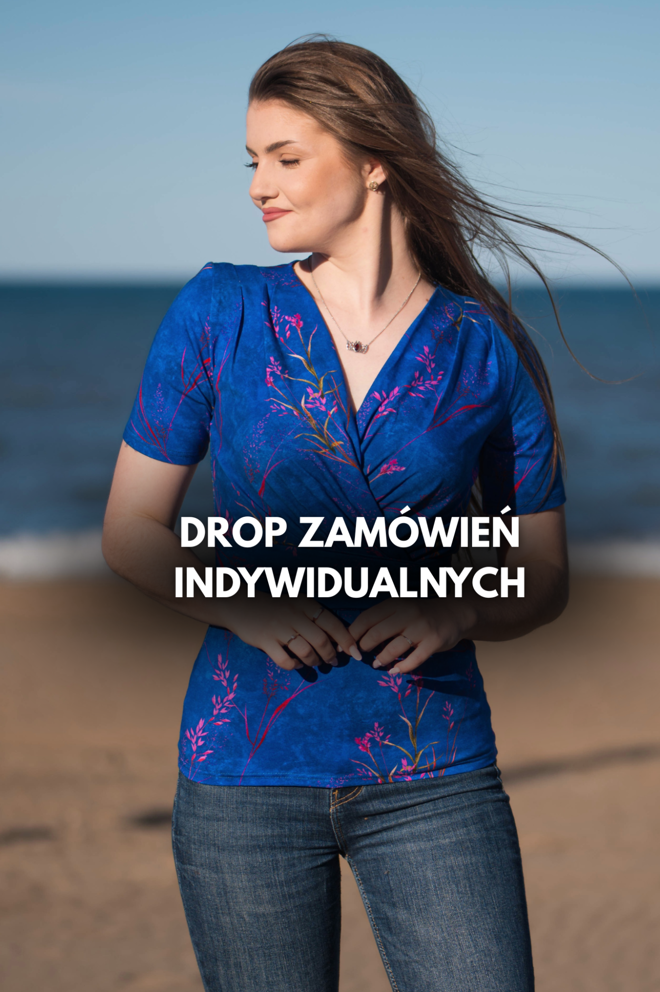 Bluzka kopertowa krótki rękaw - wzór do wyboru