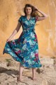 Sukienka Kimono MIDI -  Blue paradise