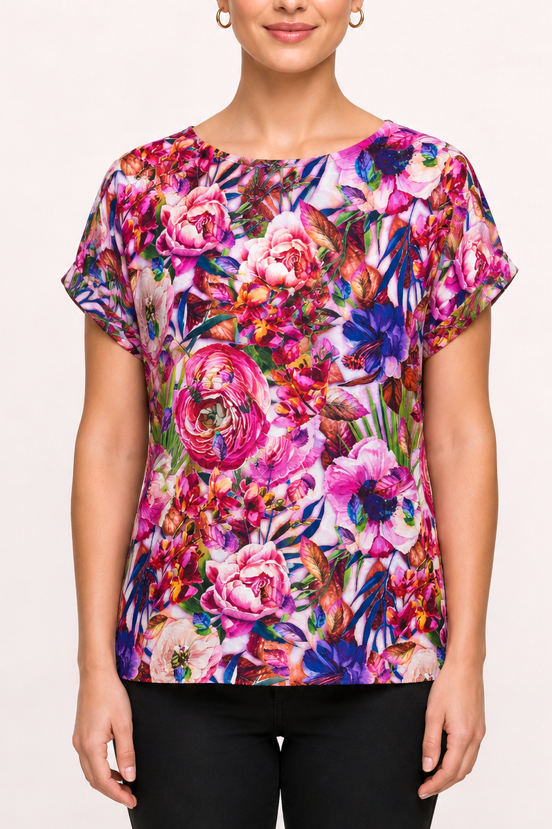 T-shirt wiskozowy - Spring Kiss