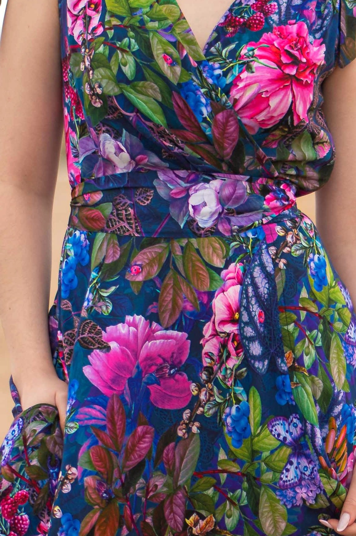Sukienka Kimono MAXI - Napar z bzu