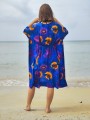 Kimono - Evening sunflowers