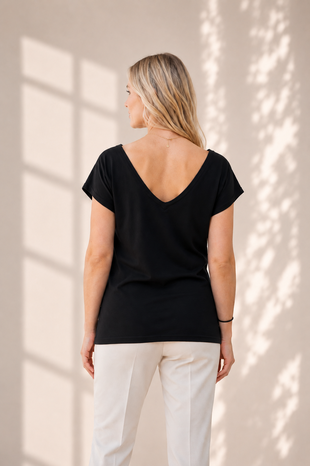 T-shirt bawełniany - Czarny