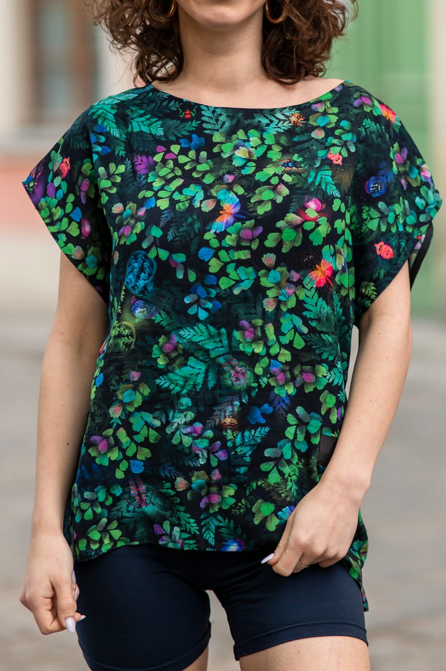 T-shirt  wiskozowy - Ważki