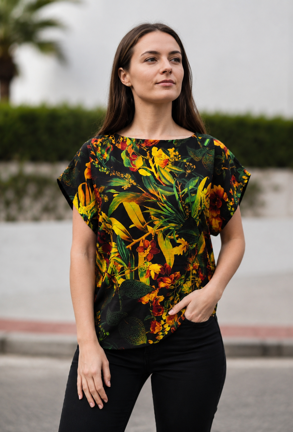 T-shirt wiskozowy - Jamaica