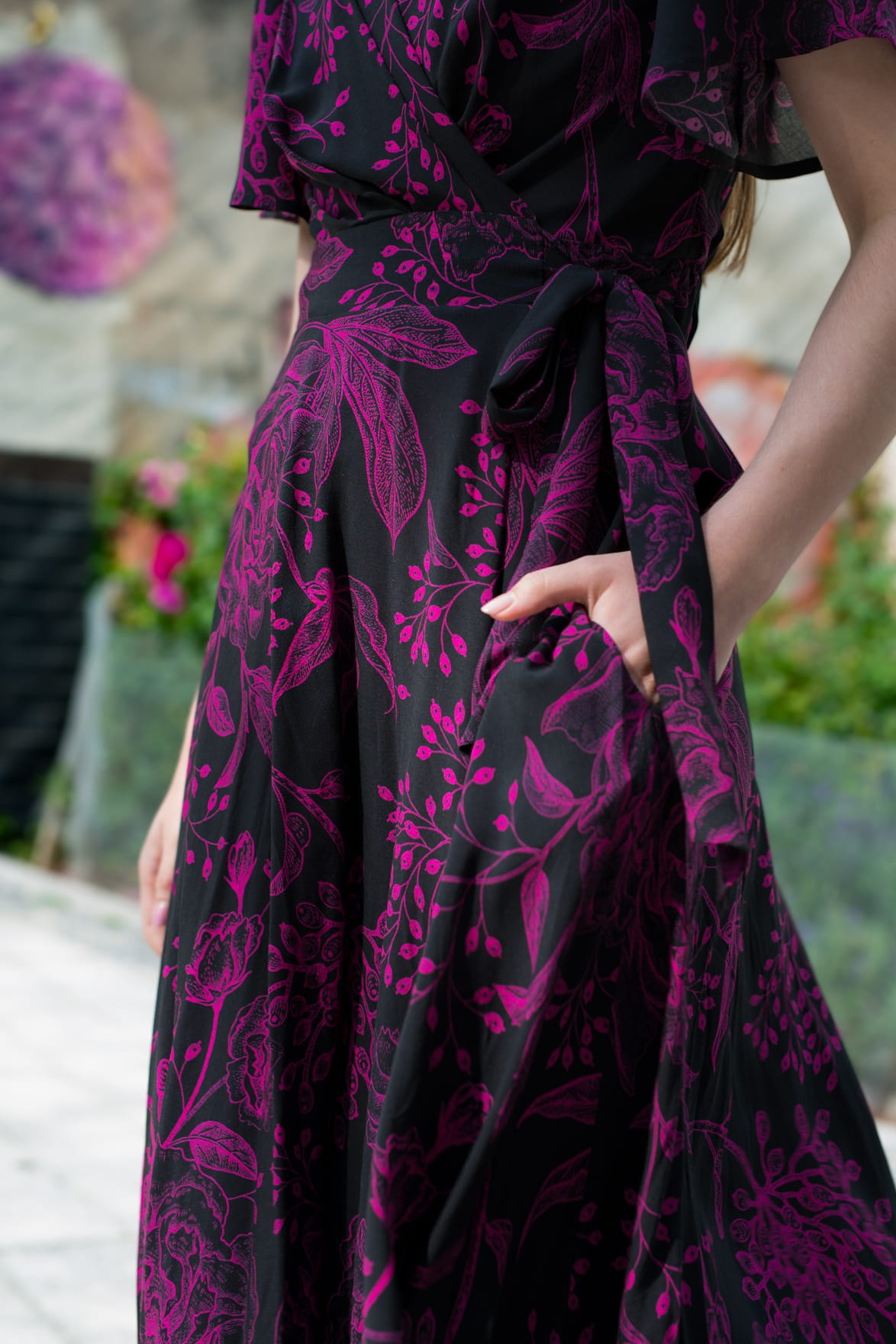 Sukienka Kimono MIDI -  Majestic