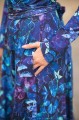 Sukienka wiskozowa MARLENN - Sapphire mushroom