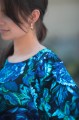 Sukienka wiskozowa HALINA - Blue rapsody