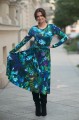 Sukienka wiskozowa SIMPLE - Forget me not