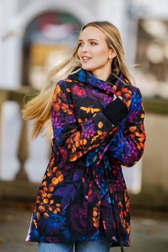 jesienna kurtka softshell parka w kwiaty OKEE (2).JPG