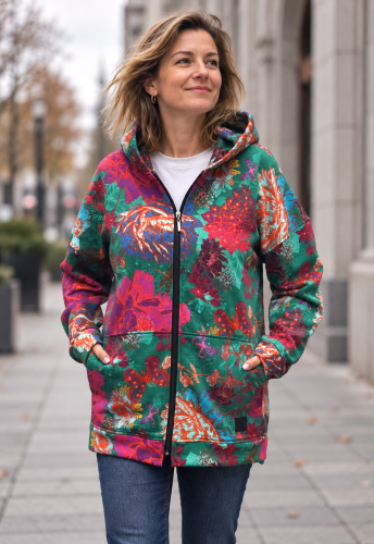 Bluza rozpinana OVERSIZE - Sekret oceanu