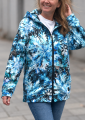 Bluza rozpinana OVERSIZE - Śnieżynki