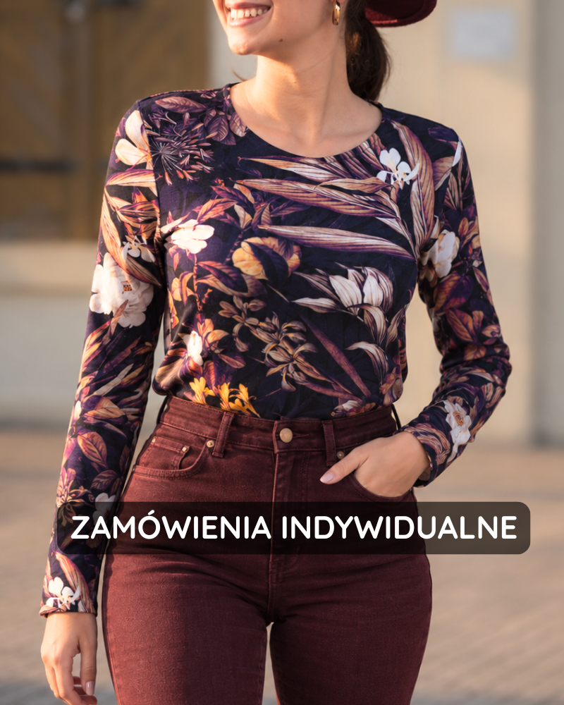 Bluzka SIMPLE długi rękaw - Wzór do wyboru