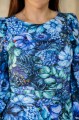 Sukienka Bawełniana HALINA - Aqua blue