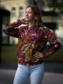 Bluza Basic - Burgundowy gaj