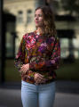 Bluza Basic - Burgundowy gaj